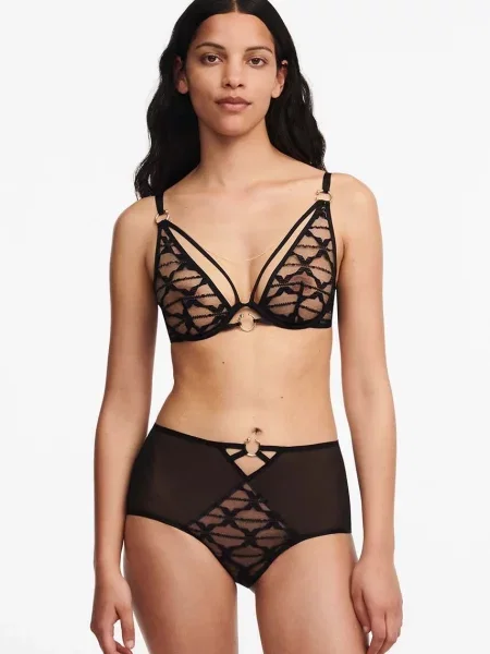 Chantelle X Melltartó alsó huzallal Xpression fekete