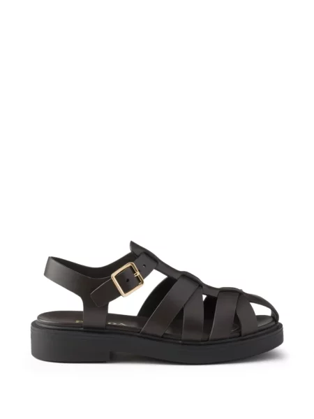 Sandale Prada din piele maro