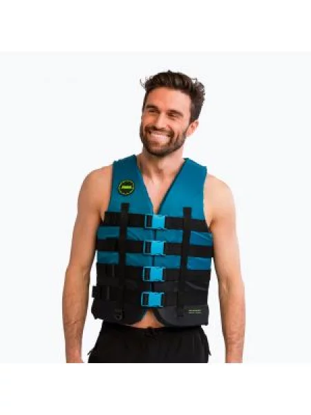 Kamizelka asekuracyjna JOBE 4 Buckle Life Vest teal niebieska