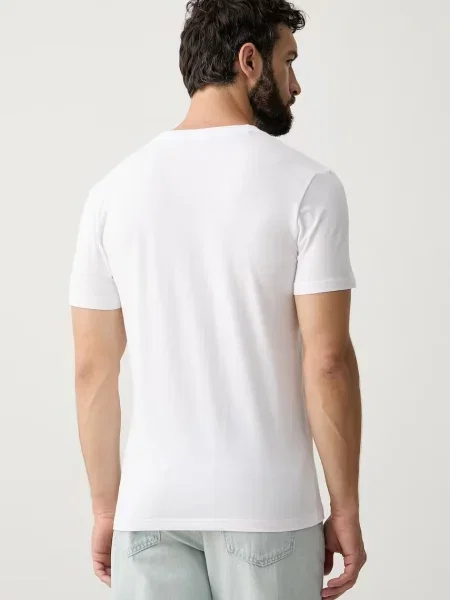 Karl Lagerfeld T-shirt basic z biała