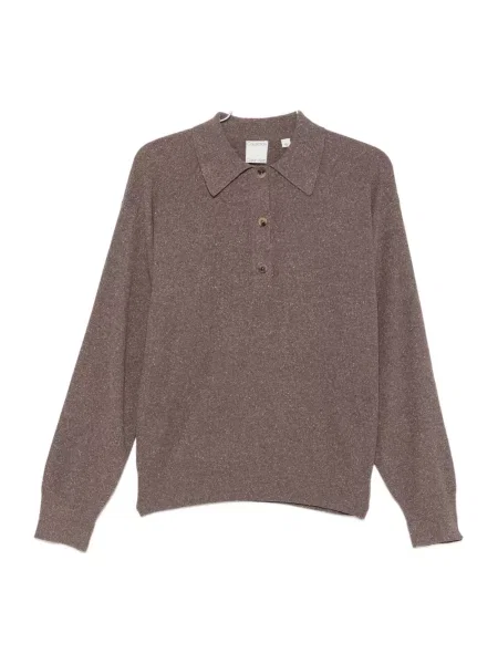 Koszulka polo Calvin Klein brązowa