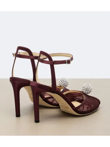 Sandale Jimmy Choo din dantelă