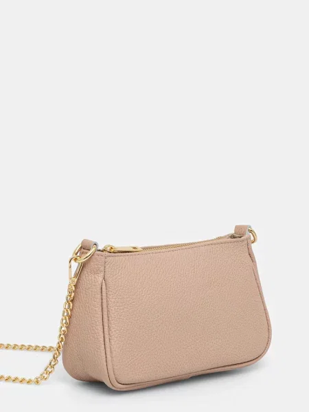 Кожаная сумка Answear.lab бежевая