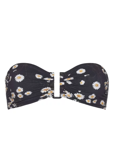 Bikini Eres cu model floral cu imagine negru
