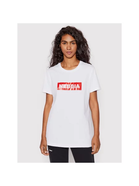 NEBBIA Футболка Regular Fit білий