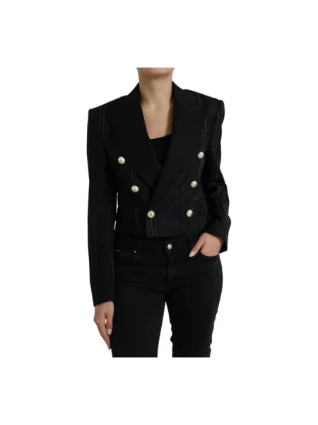 Marynarka Dolce And Gabbana wełniana czarna