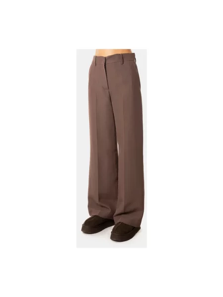Spodnie Weekend Max Mara brązowe