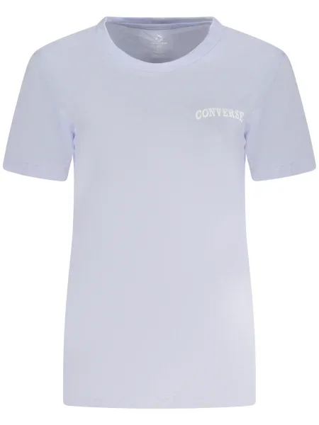 Kratek majica Converse vijolična