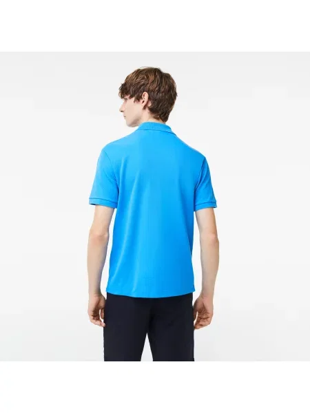 Lacoste Koszulka Polo Oryginał Petit Piqué niebieska