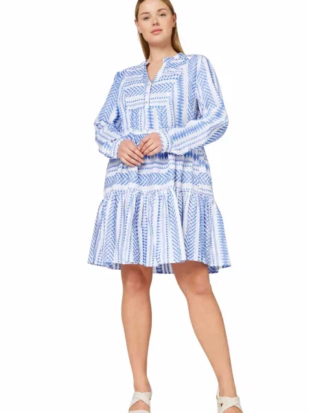 Sukienka Guido Maria Kretschmer z długim rękawem biała