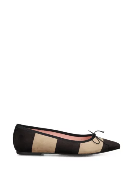 Balerini Pretty Ballerinas cu dungi negru