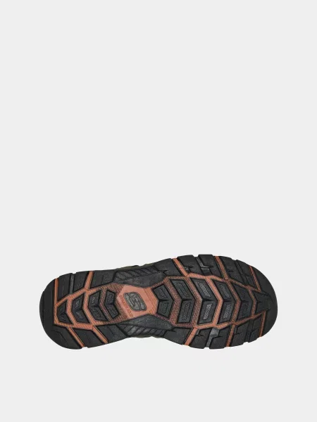 Сандалії Skechers штучна шкіра коричневий