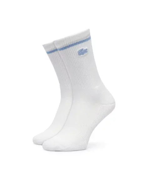 Lacoste Dolge nogavice bela