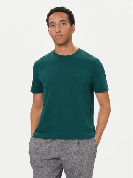 Tommy Hilfiger Tričko Ess Seasonal zelená