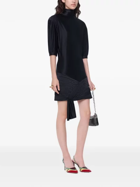 Rochie mini Rabanne cu volane negru