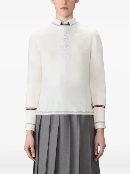 Pulover Thom Browne alb