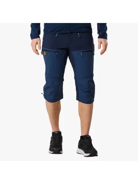 Spodnie Outdoor Wędrówki Mężczyzna Lofoten Wodoodporny niebieskie