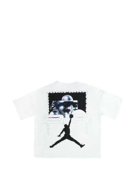 Tricou Jordan cu imagine alb