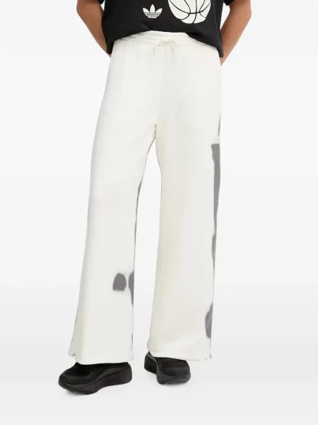 Pantaloni Adidas cu dungi cu autograf alergare albastru