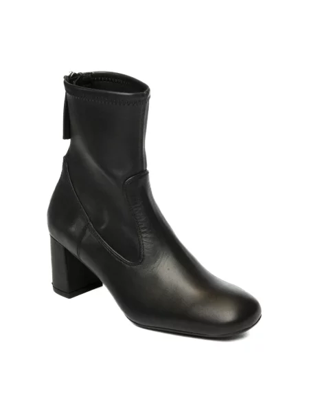 Buty do kostki Unisa skórzane czarne