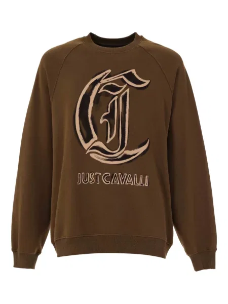 Hanorac Just Cavalli cu imagine maro