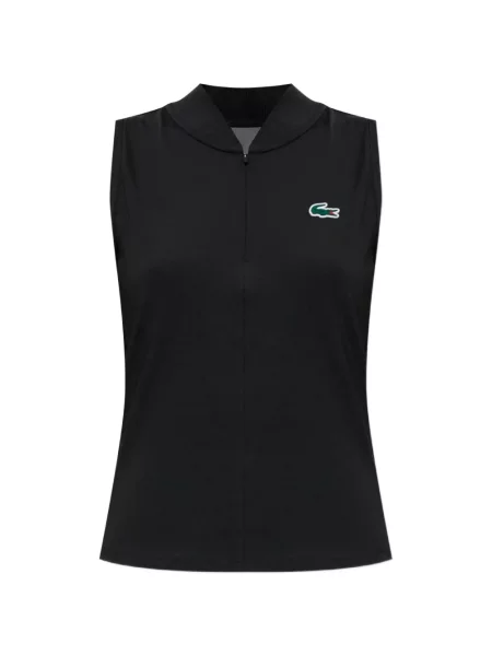 Top Lacoste fără mâneci negru