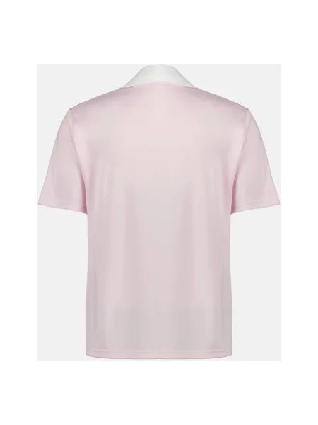 Koszulka polo Courreges różowa