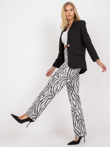 Sacou Fashionhunters elegant lung negru