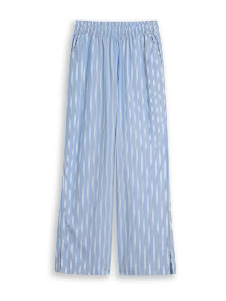 TOM TAILOR DENIM Nadrág világoskék / fenyő fehér
