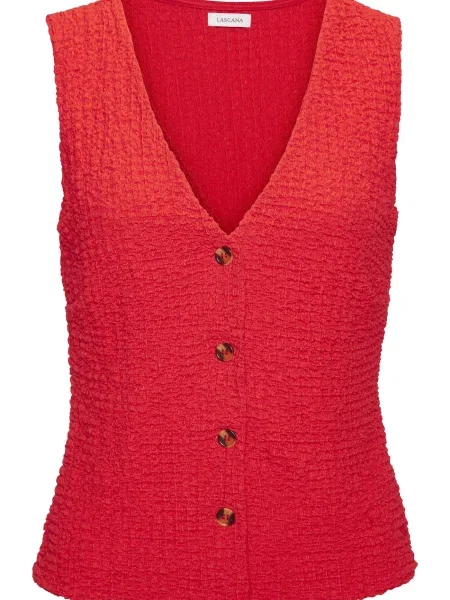 LASCANA Vestă de costum roșu