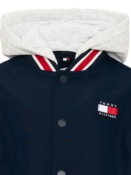 Dětska bomber bunda Tommy Hilfiger modrá