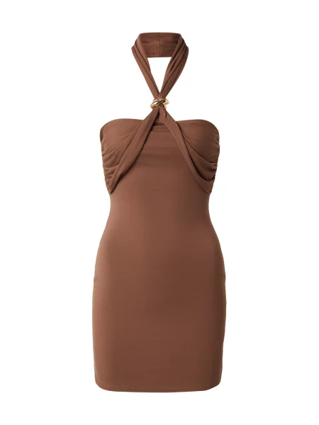 MYLAVIE by Sarah Harrison Šaty Halter Dress' hnědá
