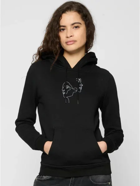 Geacă Mister Tee cu glugă negru