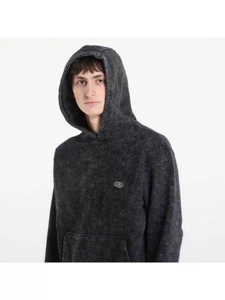 Mikina Alpha Industries World Embroidery Hoodie Unisex Black XL černá