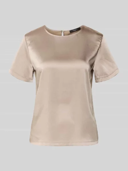 T-shirt o kroju regular fit z dodatkiem lyocellu model ‘ZONA’ Weekend Max Mara