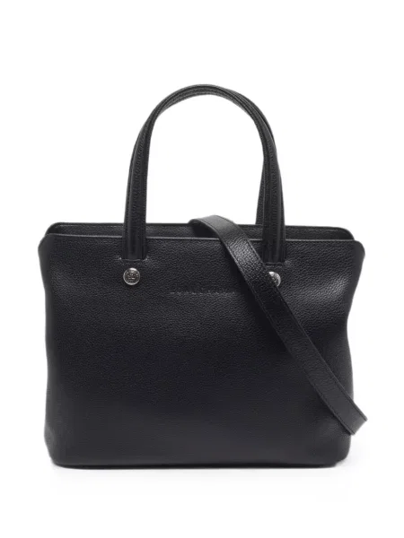 Geantă shopper Longchamp din piele negru