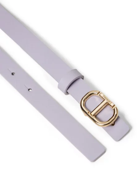 Curea Twinset din piele violet