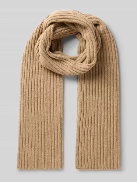 Szal z naszywką z logo Peuterey biała