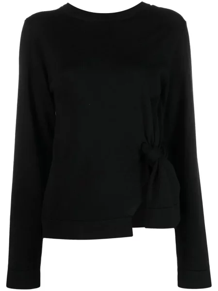 Pulover Jil Sander tricotate negru