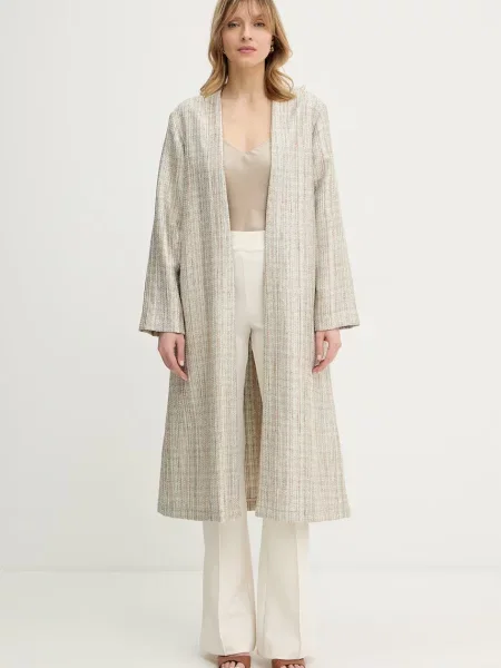 Forte Forte palton argintiu