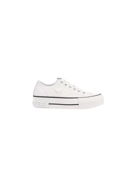 Sneakersy Karl Lagerfeld skórzane białe