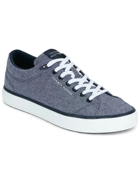Sneakerși Tommy Hilfiger albastru