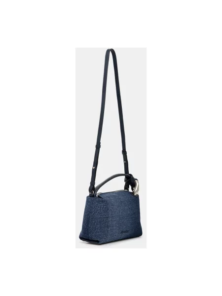 JW Anderson torebka The Jwa Corner granatowy niebieska