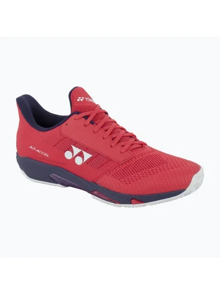 Мъжки обувки за тенис YONEX Power Cushion Ad-Accel sunsed red червено
