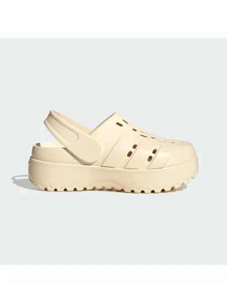 Klapki Adilette Platform białe