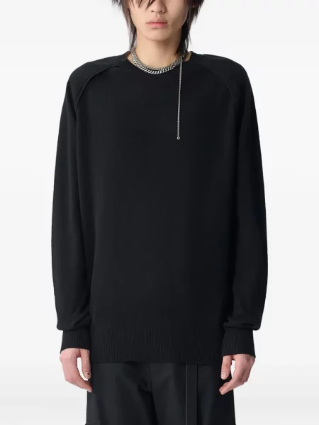 Pulover Ann Demeulemeester tricotate negru