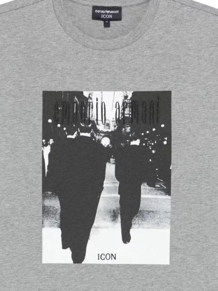 Tricou Emporio Armani gri