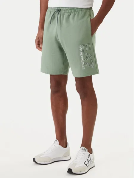 Emporio Armani Športne kratke hlače zelena