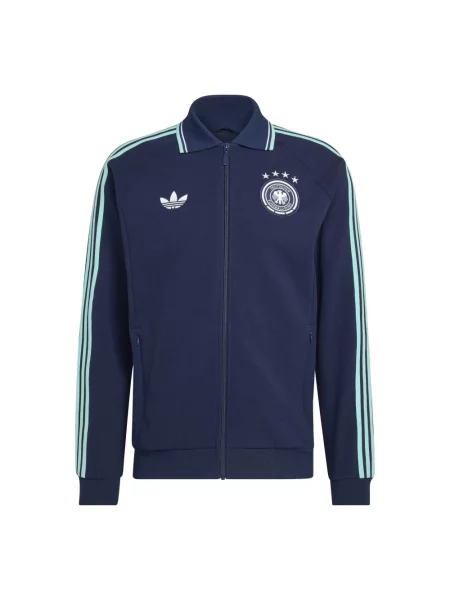 Adidas Kurtka Treningowa Niemcy Na Wyjeździe Anthem blau niebieska