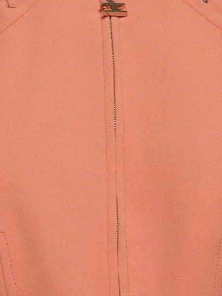 Nėriniuotas striukė Elisabetta Franchi oranžinė